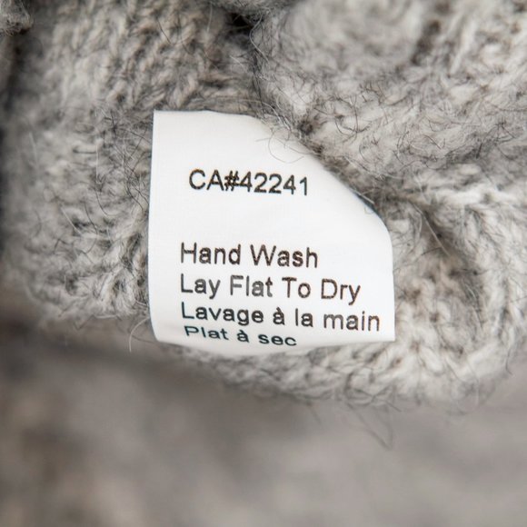 Lyla + Luxe Grey Woven-Textured Turtleneck Sweater - Picture 5 of 5